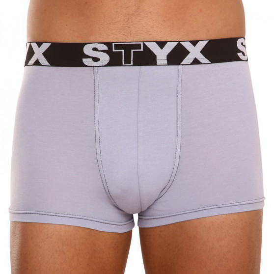 3PACK boxer uomo Styx sport elastico grigio (G10676767)