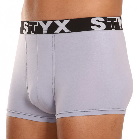 3PACK boxer uomo Styx sport elastico grigio (G10676767)