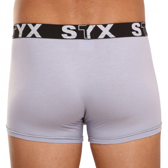 3PACK boxer uomo Styx sport elastico grigio (G10676767)