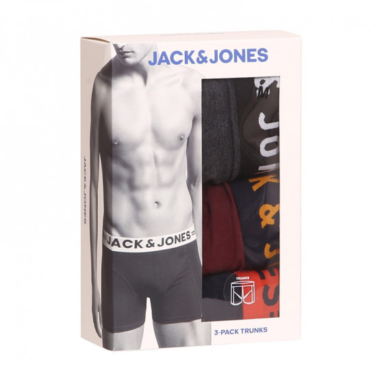 3PACK boxer uomo Jack and Jones multicolore (12113943)