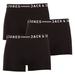 3PACK boxer da uomo Jack and Jones nero (12081832 - black/black)