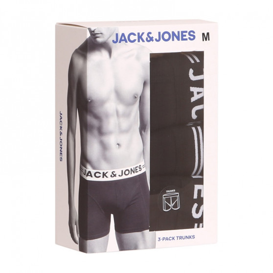 3PACK boxer da uomo Jack and Jones nero (12081832 - black/black)