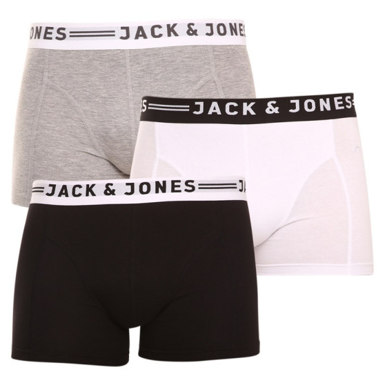 3PACK boxer uomo Jack and Jones multicolore (12081832 - light grey)