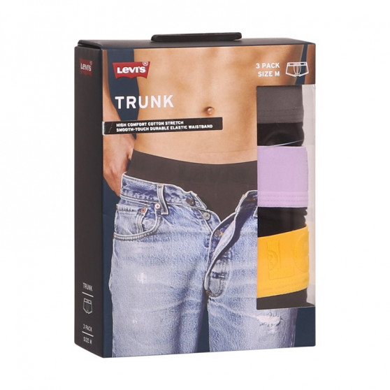 3PACK boxer da uomo Levis nero (905042001 016)