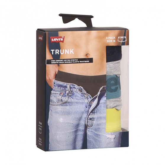 3PACK boxer uomo Levis grigio (905042001 015)