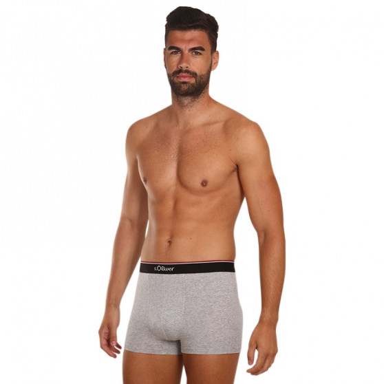 3PACK Boxer da uomo S.Oliver multicolore (JH-35B-84225411)