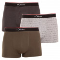 3PACK Boxer da uomo S.Oliver multicolore (JH-35B-11393424)