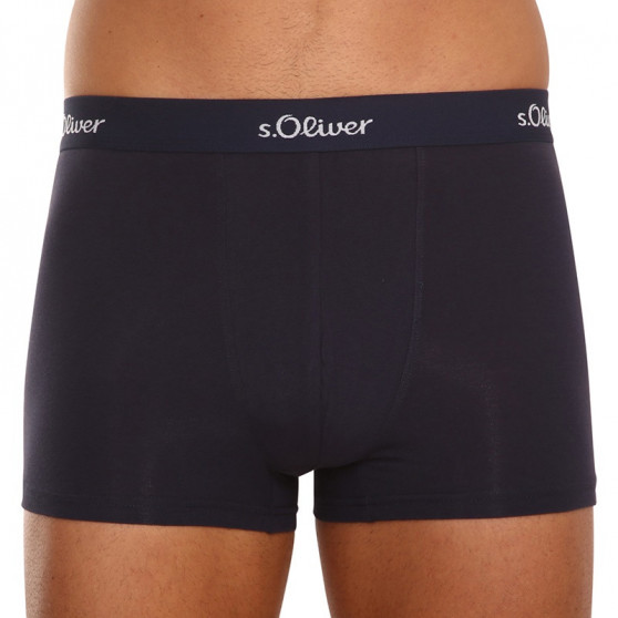 3PACK boxer uomo S.Oliver blu scuro (JH-34B-31184142)