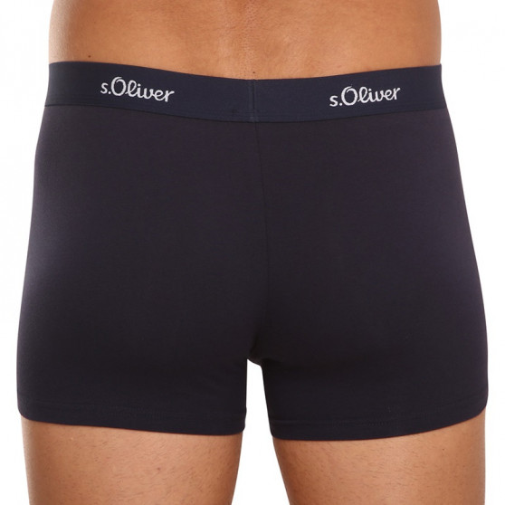 3PACK boxer uomo S.Oliver blu scuro (JH-34B-31184142)