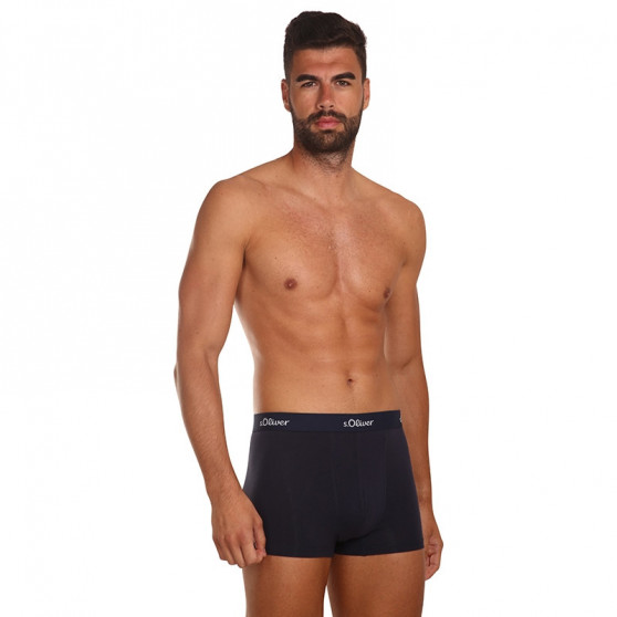 3PACK boxer uomo S.Oliver blu scuro (JH-34B-31184142)