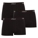 3PACK boxer uomo S.Oliver nero (JH-34B-31395507)