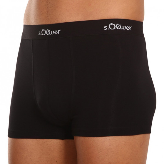 3PACK boxer uomo S.Oliver nero (JH-34B-31395507)