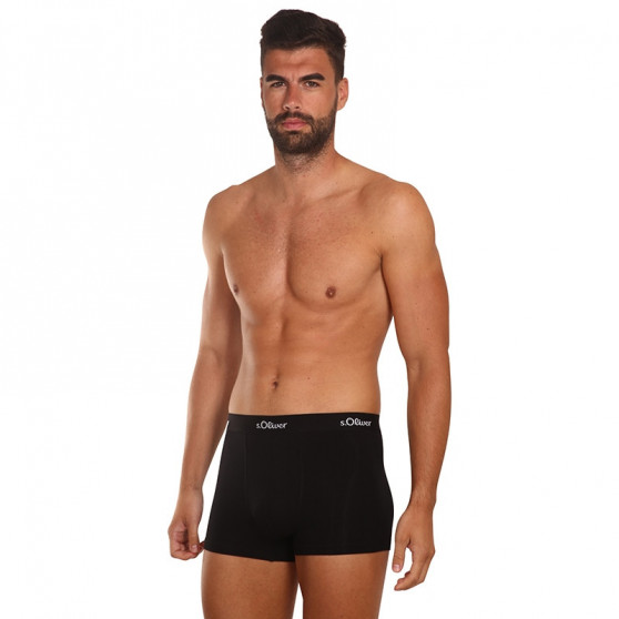 3PACK boxer uomo S.Oliver nero (JH-34B-31395507)