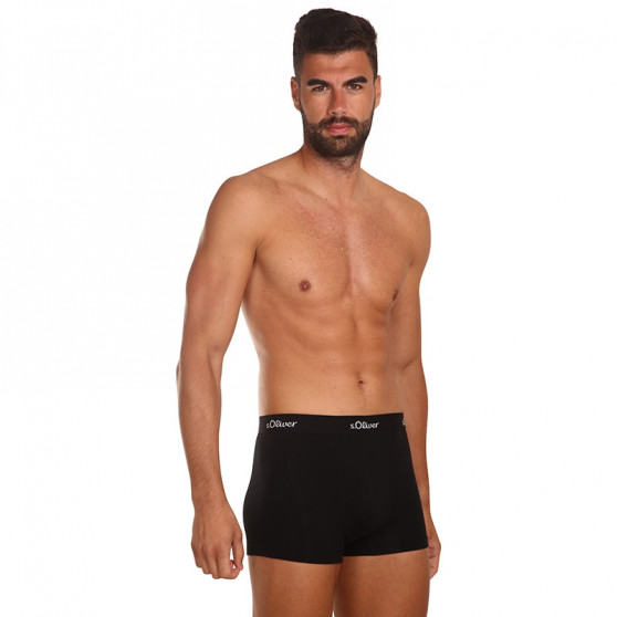 3PACK boxer uomo S.Oliver nero (JH-34B-31395507)