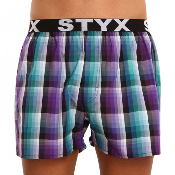 5PACK Boxer da uomo Styx sport elastico multicolore (B9225678)