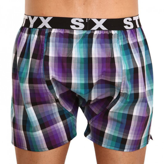 5PACK Boxer da uomo Styx sport elastico multicolore (B9225678)