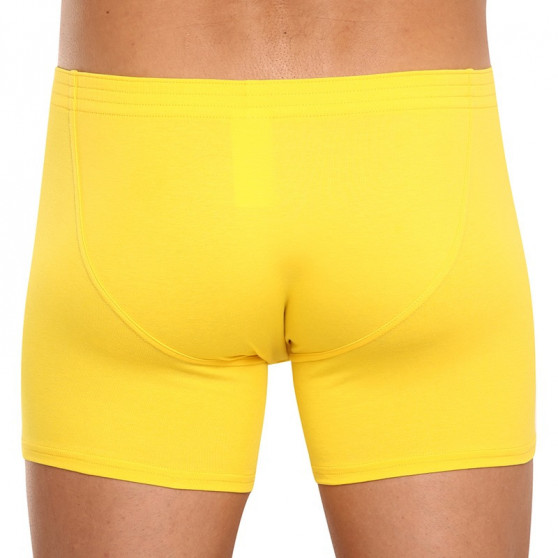 Boxer uomo Styx lungo classico elastico giallo (F1068)