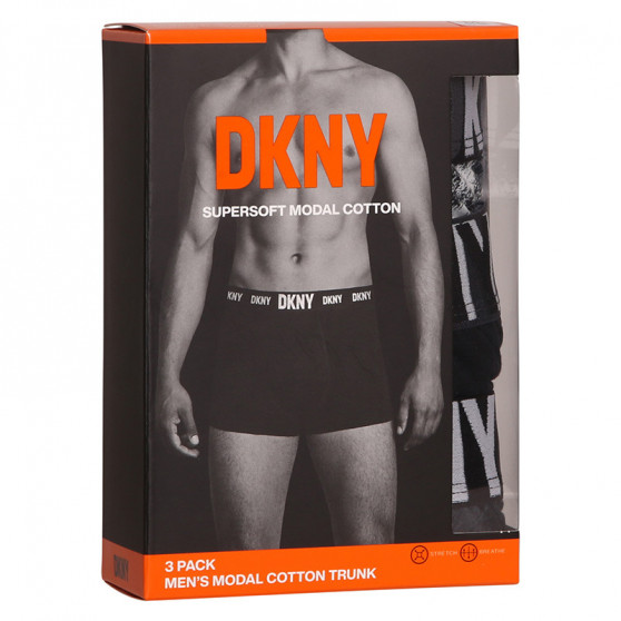 3PACK Boxer da uomo DKNY Ashland multicolore (U5_6668_DKY_3PKA)