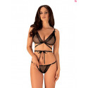 Set donna Obsessive nero (Bowessa set)