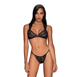 Set donna Obsessive nero (Elisetta set)