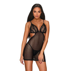 Set donna Obsessive nero (Millagro chemise)