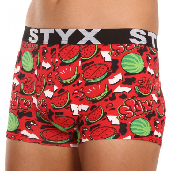 Boxer da uomo Styx arte sport gomma meloni oversize (R1459)