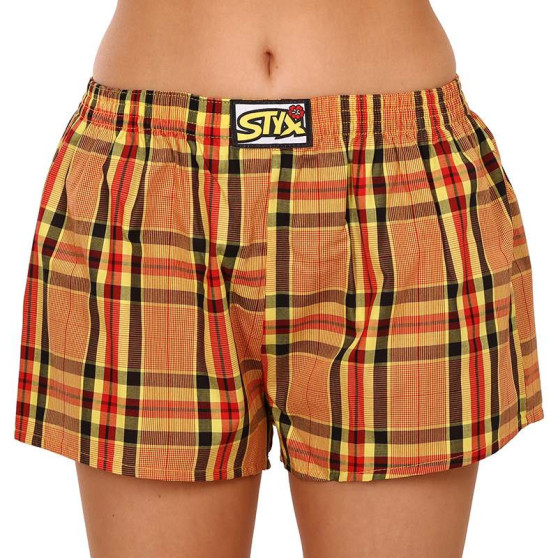 Boxer da donna Styx classici elasticizzati multicolore (K921)