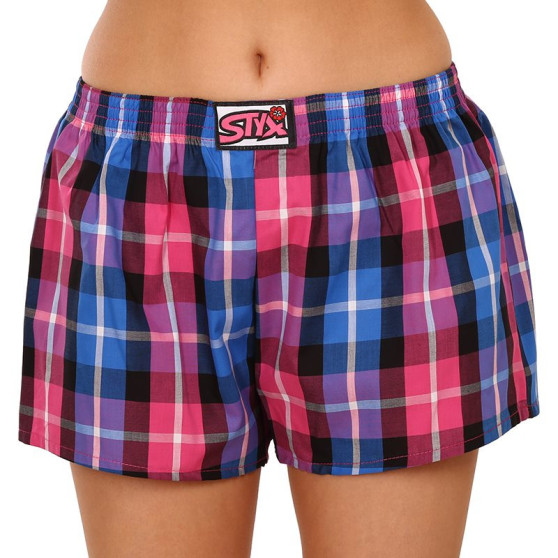 Boxer da donna Styx classici elasticizzati multicolore (K932)