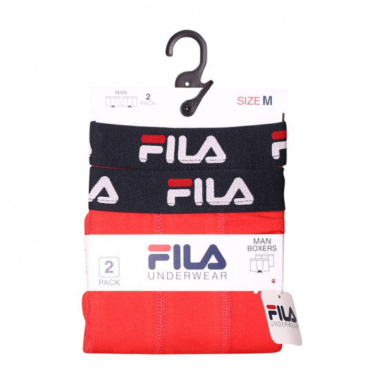 2PACK boxer da uomo Fila rosso (FU5142/2-118)