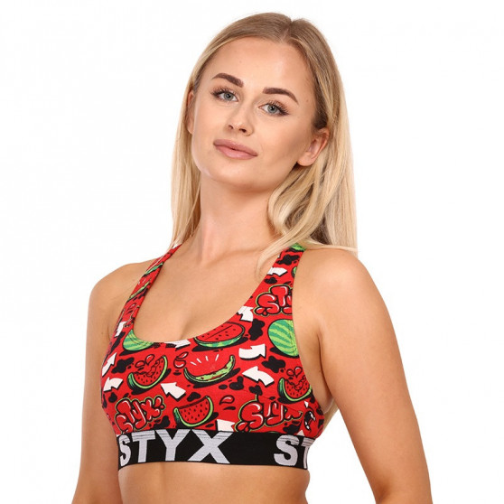 Reggiseno donna Styx sport art meloni (IP1459)