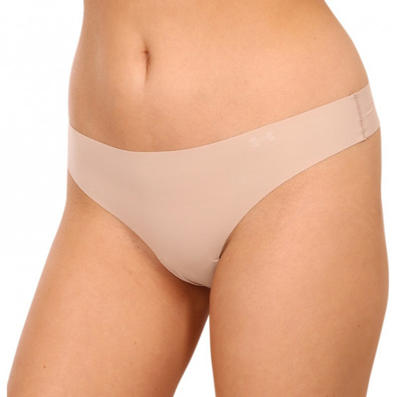 3PACK perizoma donna Under Armour beige (1325615 249)