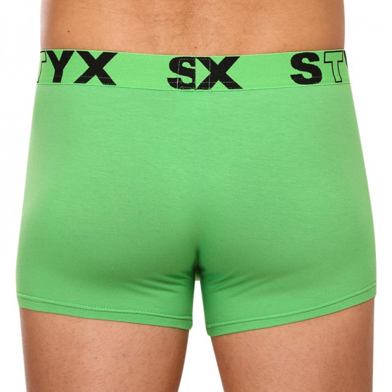 Boxer uomo Styx sport elastico verde (G1069)