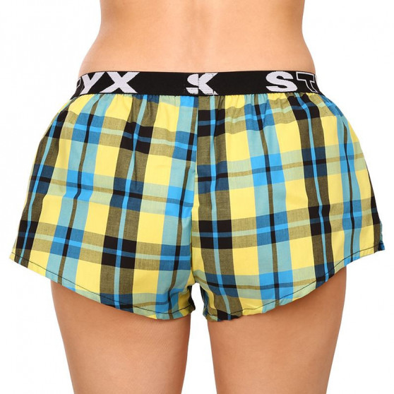 Boxer da donna Styx sportivi elasticizzati multicolore (T933)