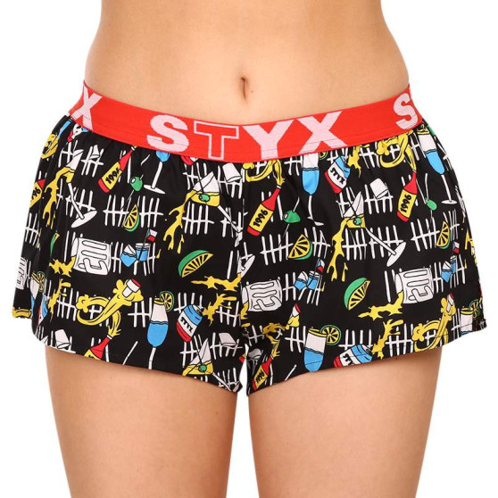 Boxer da donna Styx arte sport festa gomma (T1251)