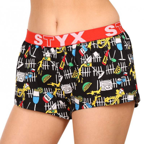 Boxer da donna Styx arte sport festa gomma (T1251)