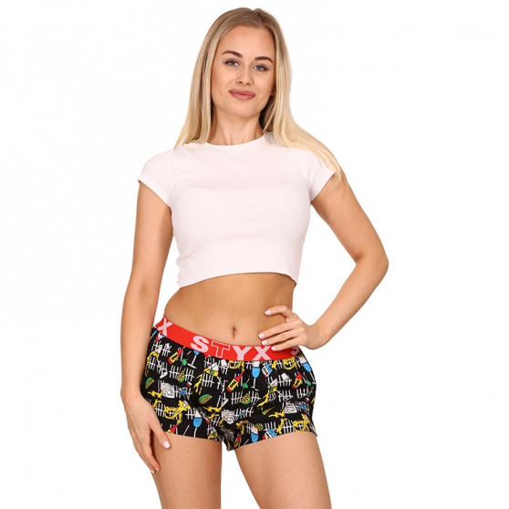 Boxer da donna Styx arte sport festa gomma (T1251)