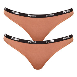 2PACK mutandine da donna Puma marrone (603031001 013)