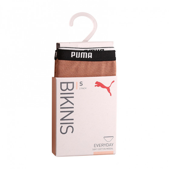 2PACK mutandine da donna Puma marrone (603031001 013)