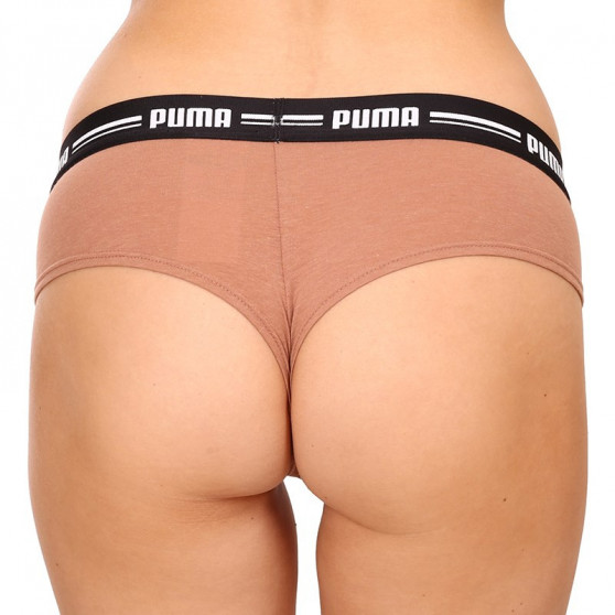 2PACK mutandine brasiliane da donna Puma marrone (603043001 010)