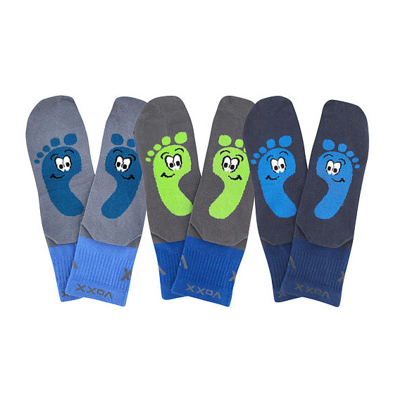 3PACK calzini per bambini Voxx multicolore (Barefootik-mix-boy)