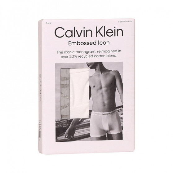 Boxer da uomo Calvin Klein bianco (NB3299A-100)