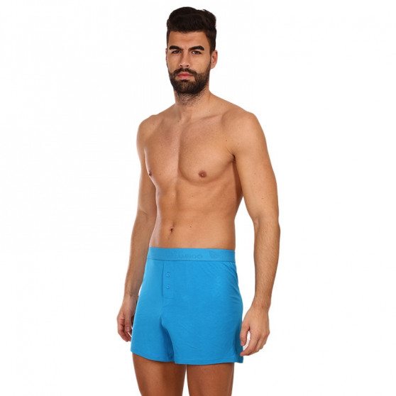 Boxer da uomo Gino bambù blu (75195)