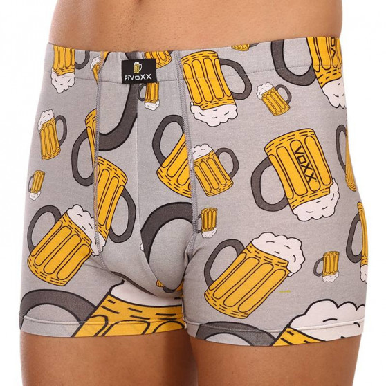 Boxer da uomo VoXX multicolore (Kevin-beer/big light grey)