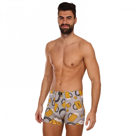 Boxer da uomo VoXX multicolore (Kevin-beer/big light grey)