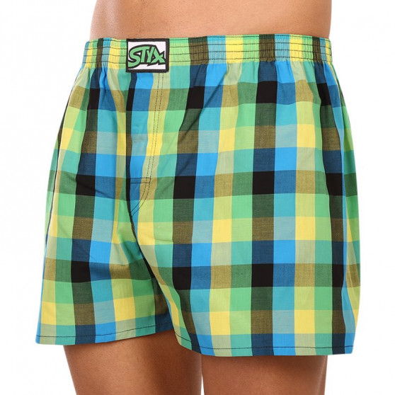 Boxer da uomo Styx classic elasticizzati multicolore (A936)