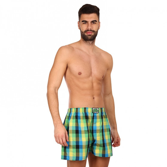 Boxer da uomo Styx classic elasticizzati multicolore (A936)