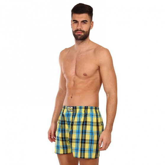 Boxer da uomo Styx classic rubber oversize multicolore (E933)