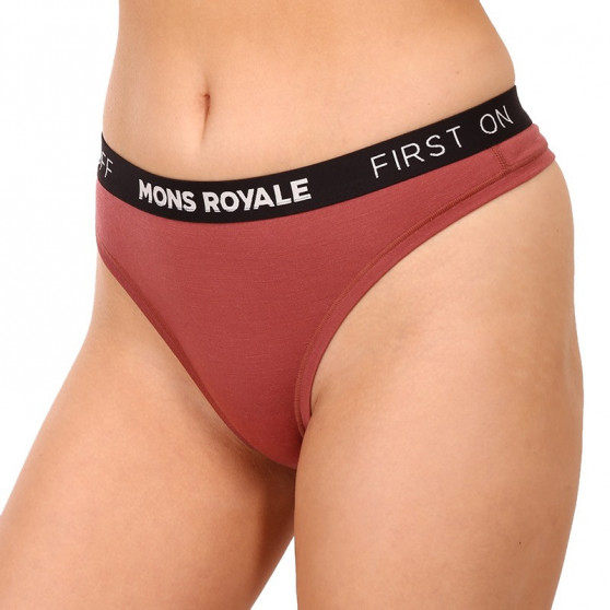 Perizoma donna Mons Royale rosa merino (100311-1015-240)