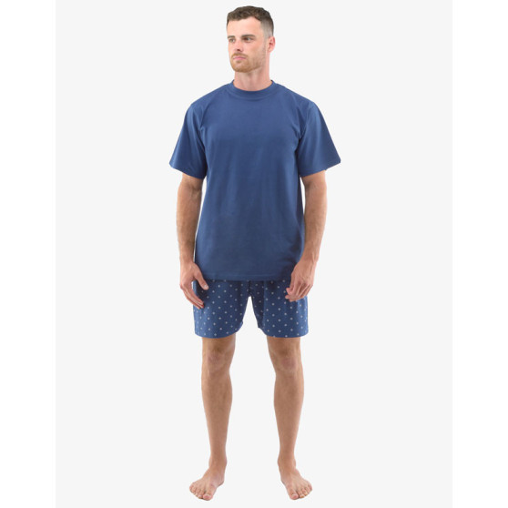 Pigiama da uomo Gino oversize blu scuro (79130-DCMMGA)