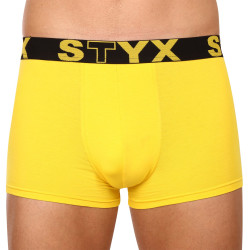 Boxer uomo Styx sport elastico giallo (G1068)